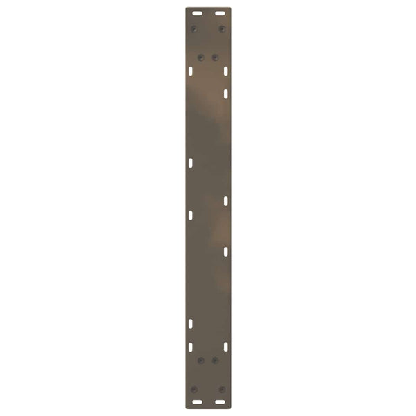 Esstischbeine, 2er Set, Naturstahl, 80 cm