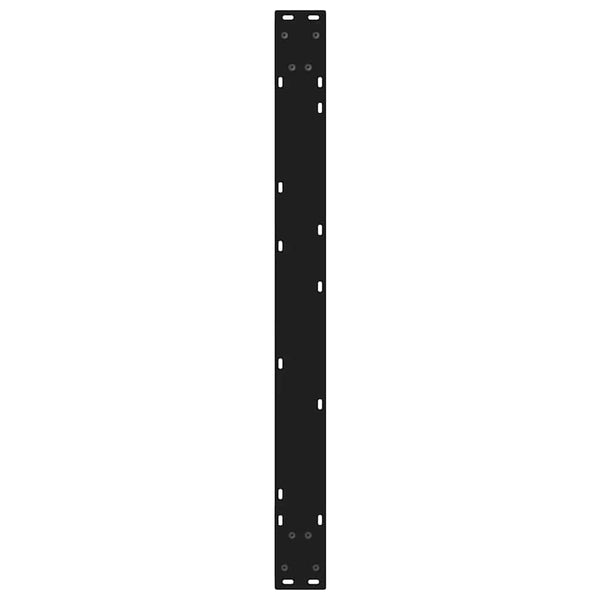 Esstischbeine Schwarz Stahl 90x72 cm (2er Set)