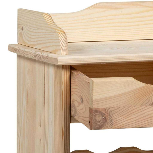 Weinregal Kiefer Massivholz 58x28x90cm