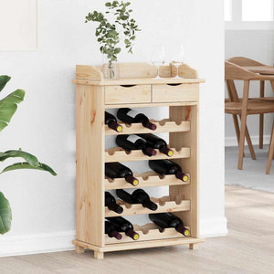 Weinregal Kiefer Massivholz 58x28x90cm
