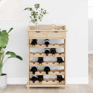 Weinregal Kiefer Massivholz 58x28x90cm