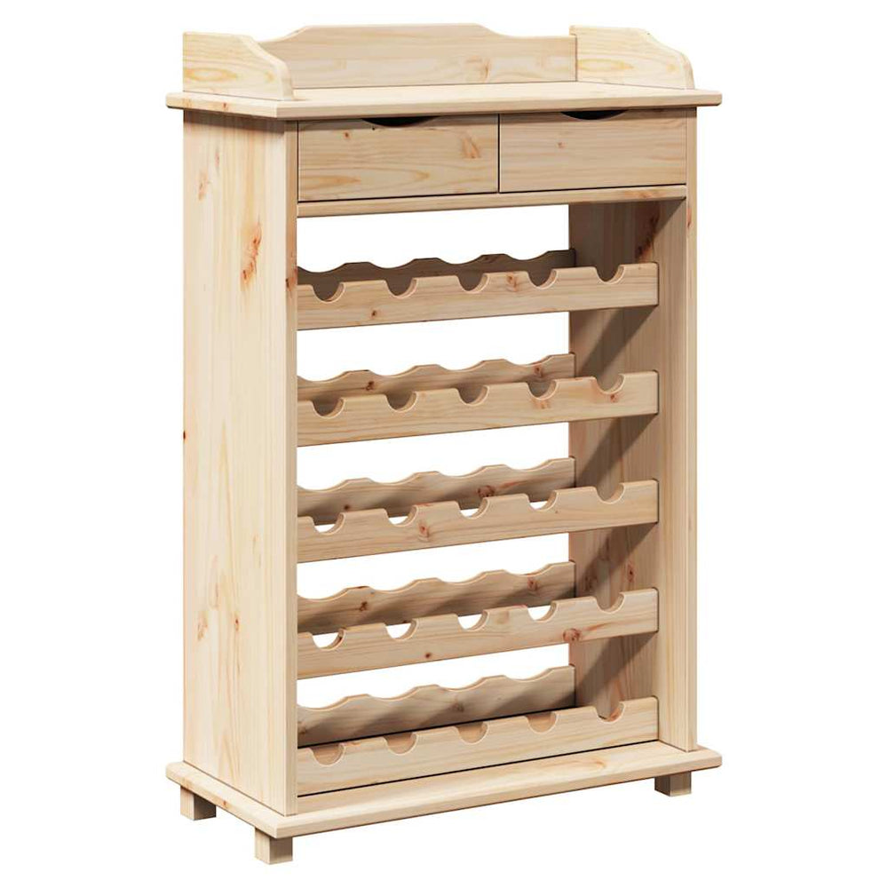 Weinregal Kiefer Massivholz 58x28x90cm