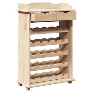 Weinregal Kiefer Massivholz 58x28x90cm