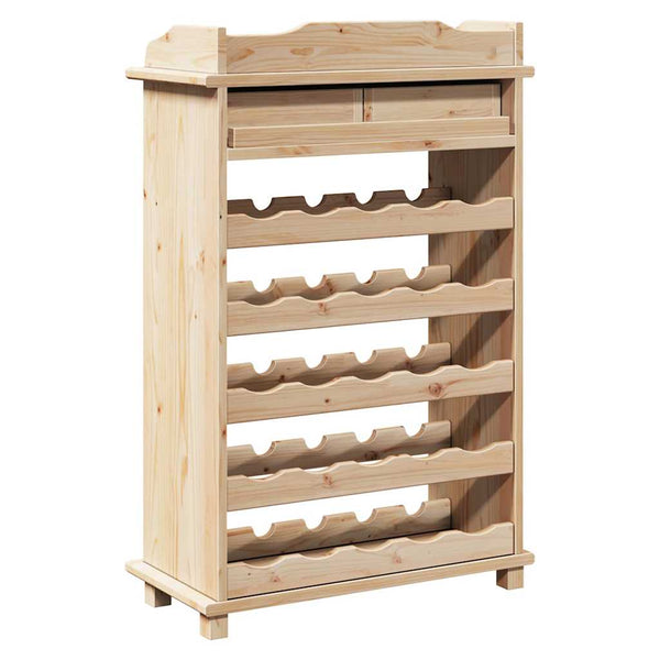 Weinregal Kiefer Massivholz 58x28x90cm