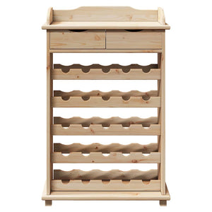 Weinregal Kiefer Massivholz 58x28x90cm