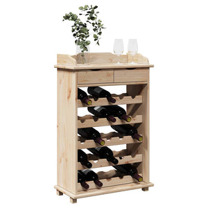 Weinregal Kiefer Massivholz 58x28x90cm