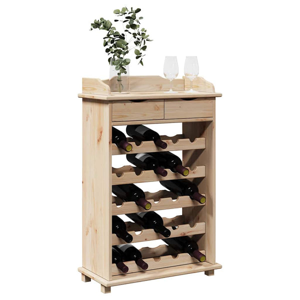 Weinregal Kiefer Massivholz 58x28x90cm