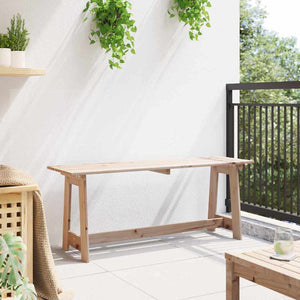 Outdoor Bank Kiefer Natur 119 cm