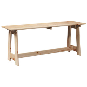 Outdoor Bank Kiefer Natur 119 cm