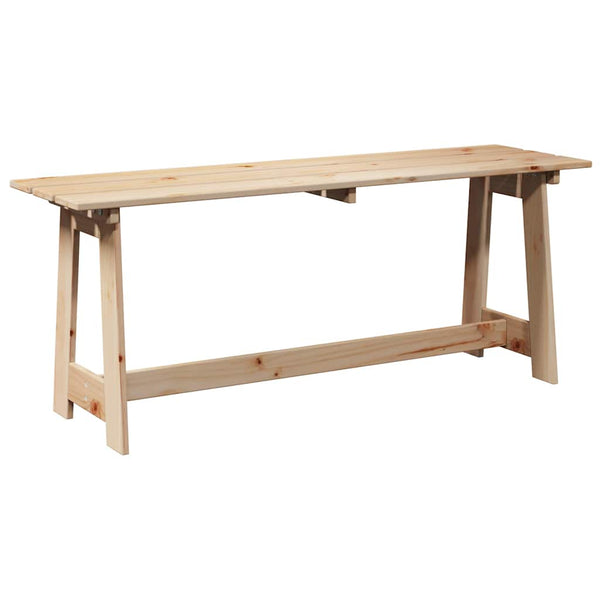 Outdoor Bank Kiefer Natur 119 cm