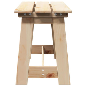 Outdoor Bank Kiefer Natur 119 cm