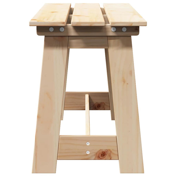 Outdoor Bank Kiefer Natur 119 cm