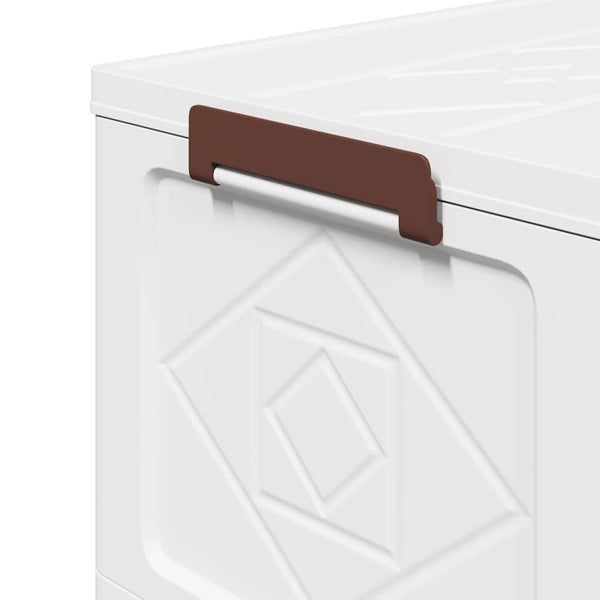 Stapelbare Aufbewahrungsbox mit Rädern, 28 L