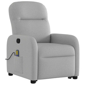 Massagesessel mit Aufstehhilfe Wolkengrau