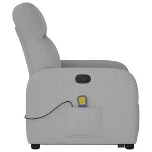 Massagesessel mit Aufstehhilfe Wolkengrau