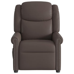 Stehsessel Braun Kunstleder Relaxsessel