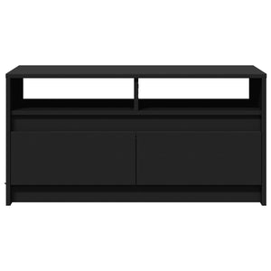 LED Couchtisch Schwarz Holzwerkstoff
