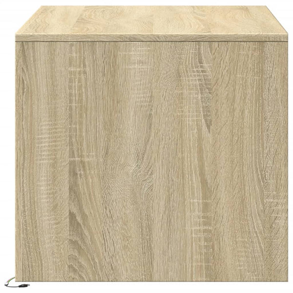 LED Couchtisch Sonoma Eiche