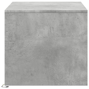 LED Couchtisch Betongrau