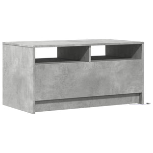 LED Couchtisch Betongrau