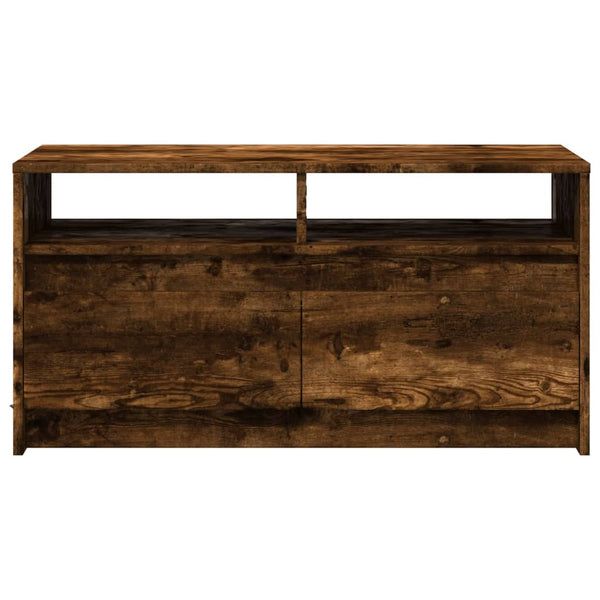 LED Couchtisch Räuchereiche Holz