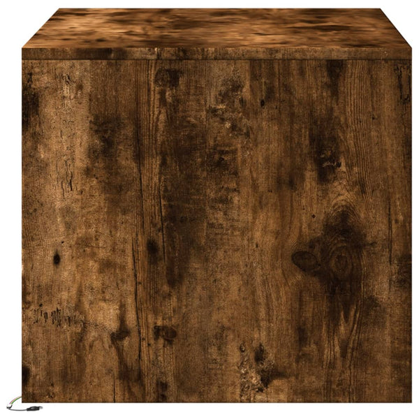 LED Couchtisch Räuchereiche Holz