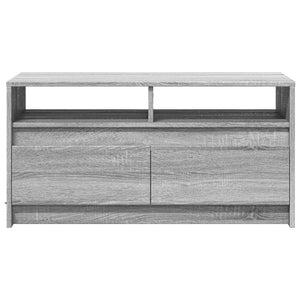 LED Couchtisch Grau Sonoma Holz