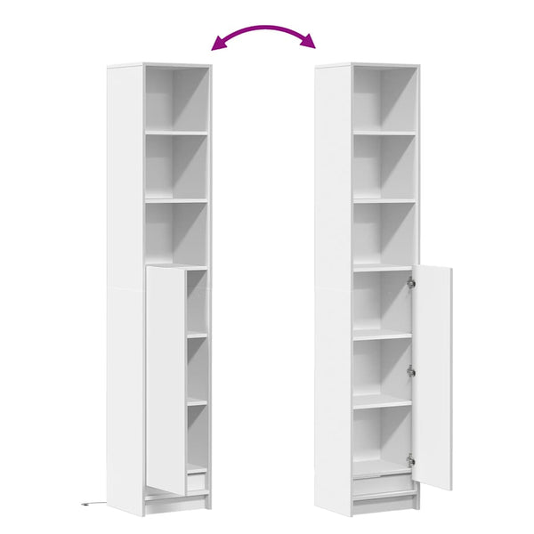 LED Sideboard Weiß 36x200cm