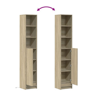 LED Sideboard Sonoma Eiche 200 cm
