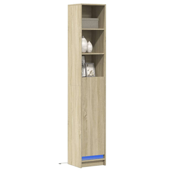 LED Sideboard Sonoma Eiche 200 cm
