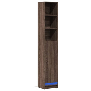 LED Sideboard Braun Eichenoptik 200cm