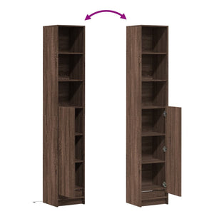 LED Sideboard Braun Eichenoptik 200cm