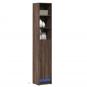 LED Sideboard Braun Eichenoptik 200cm