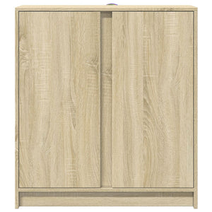 LED Sideboard Sonoma Eiche 77x85 cm