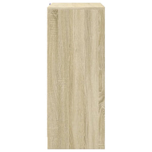 LED Sideboard Sonoma Eiche 77x85 cm