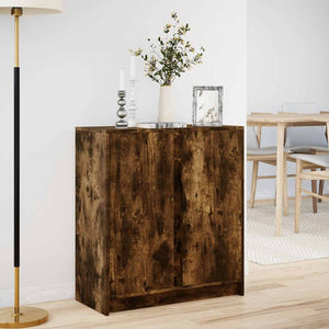 LED Sideboard Räuchereiche 77 cm