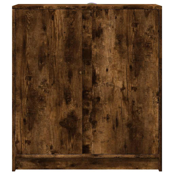 LED Sideboard Räuchereiche 77 cm