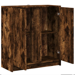 LED Sideboard Räuchereiche 77 cm