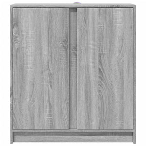 LED Sideboard Grau Sonoma 77 cm