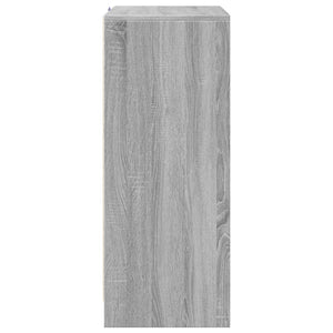 LED Sideboard Grau Sonoma 77 cm