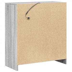 LED Sideboard Grau Sonoma 77 cm