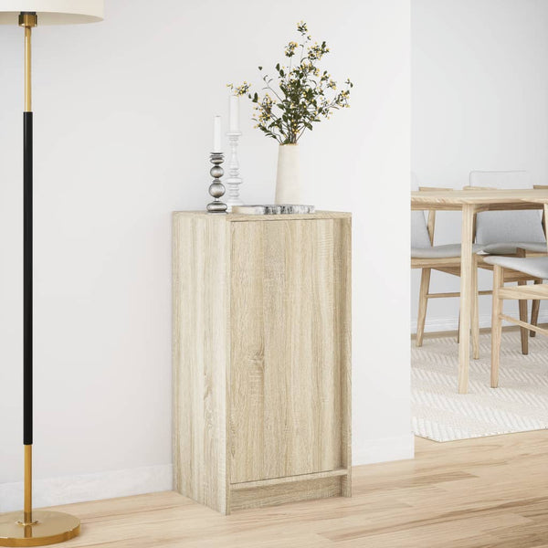 LED Sideboard Sonoma Eiche 85cm
