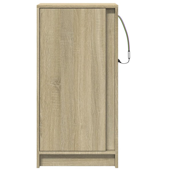 LED Sideboard Sonoma Eiche 85cm