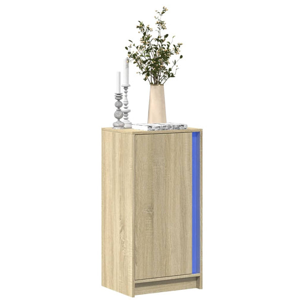 LED Sideboard Sonoma Eiche 85cm