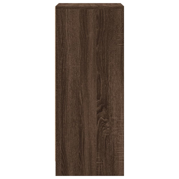 LED Sideboard Braun Eichen-Optik