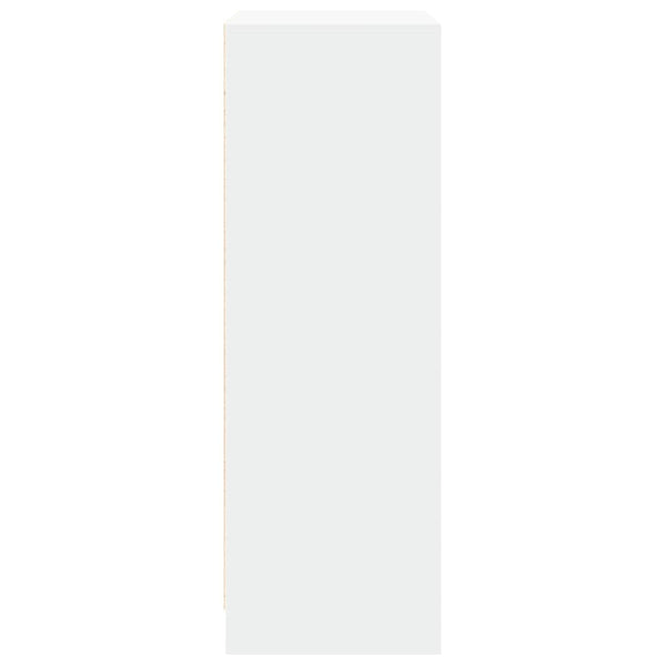 LED Sideboard Weiß 77x34x100 cm