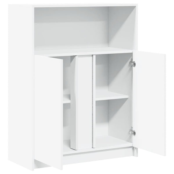 LED Sideboard Weiß 77x34x100 cm