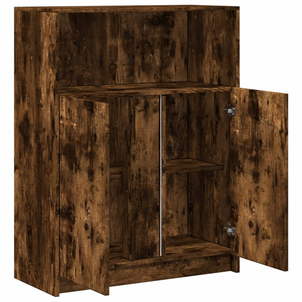 LED Sideboard Räuchereiche 77x34x100cm