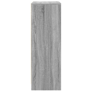 LED Sideboard Grau Sonoma 77x34x100 cm