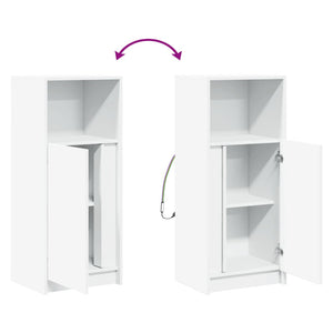 LED Sideboard Weiß 42,5x34x100cm